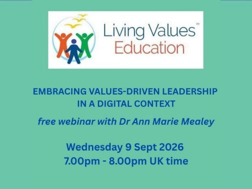 Living Values Education – British Isles : free webinar