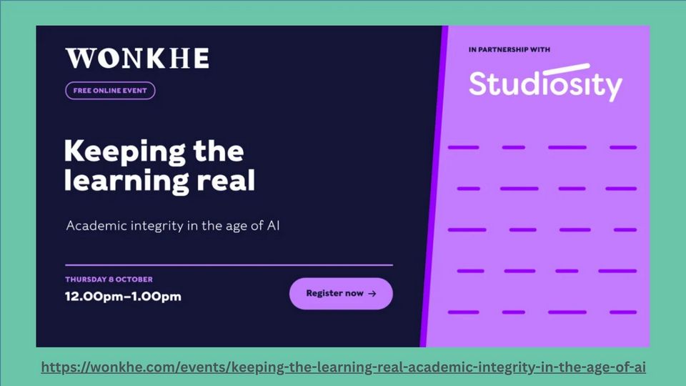 Keeping the Learning Real